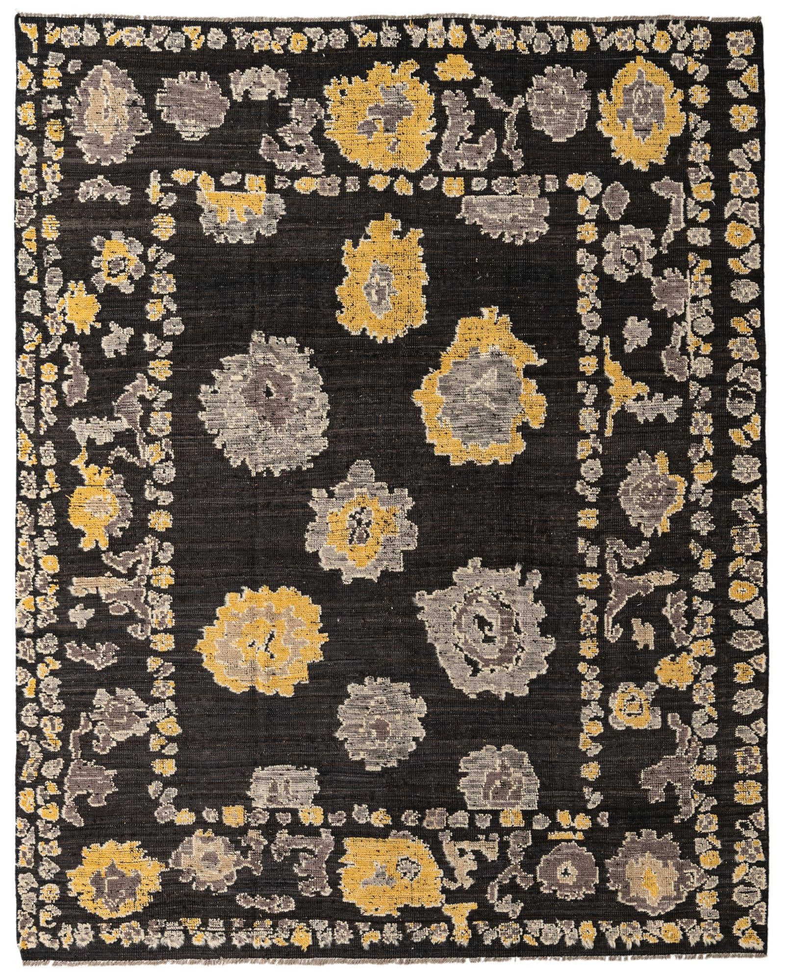 8' 1 x 10' 1 Hand Knotted Darya Wool Rug