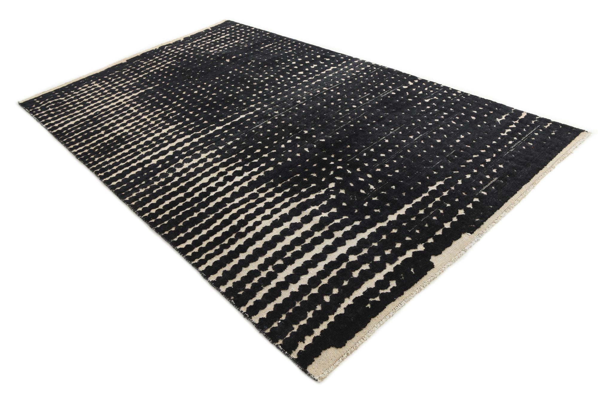 6' 5 x 10' 5 Hand Knotted Darya Wool Rug