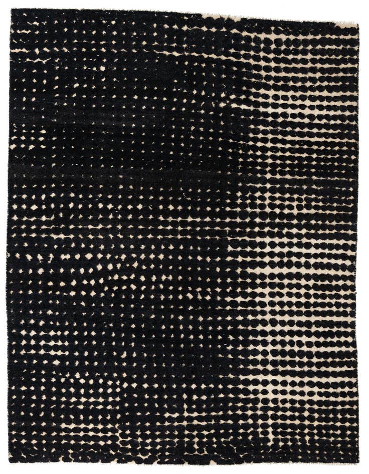 Detail image of 6' 6 x 10' Hand Knotted Darya Wool Rug