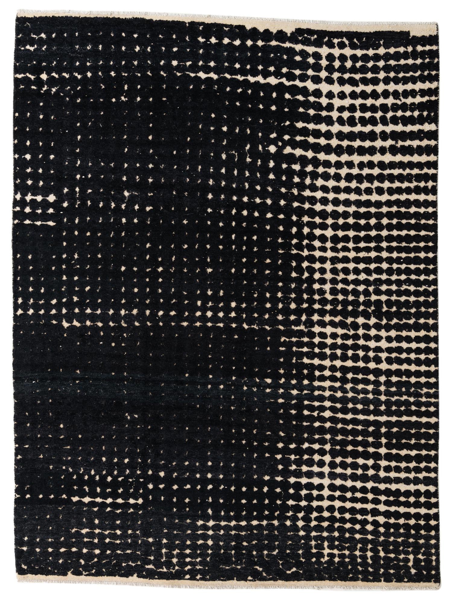 8' x 10' 6 Hand Knotted Darya Wool Rug
