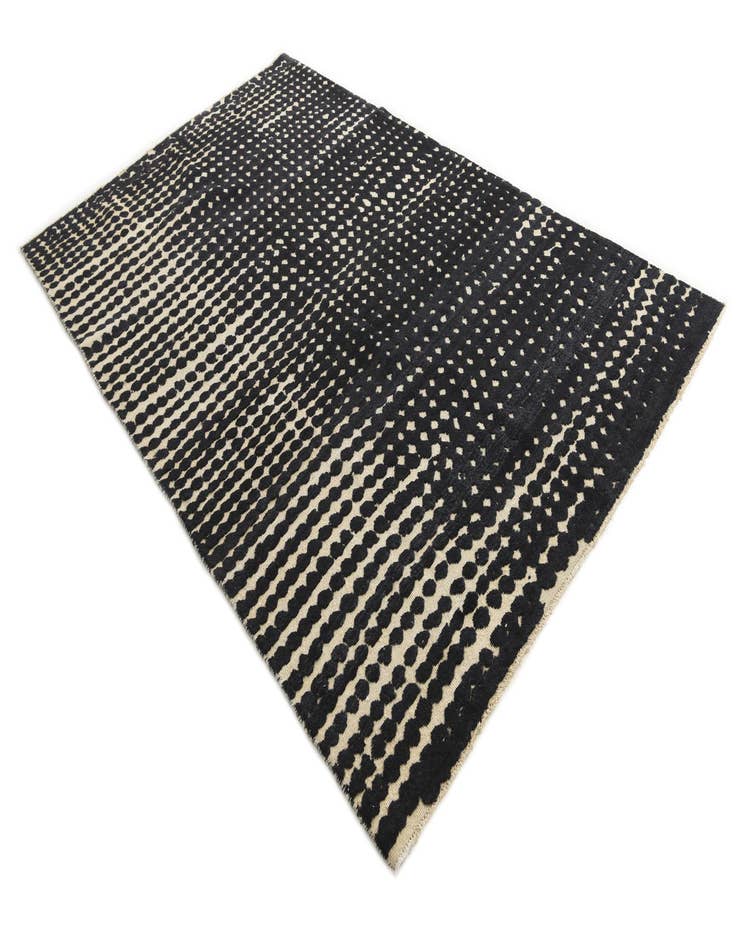 Detail image of 6' 3 x 10'  Hand Knotted Darya Wool Rug