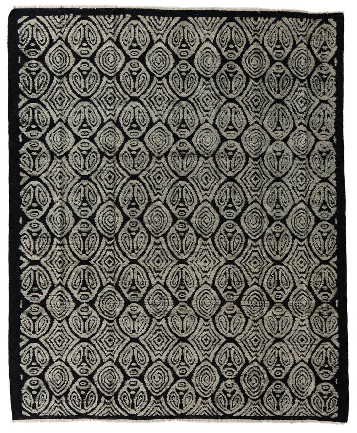 Detail image of 8' 4 x 10' 3 Hand Knotted Darya Wool Rug