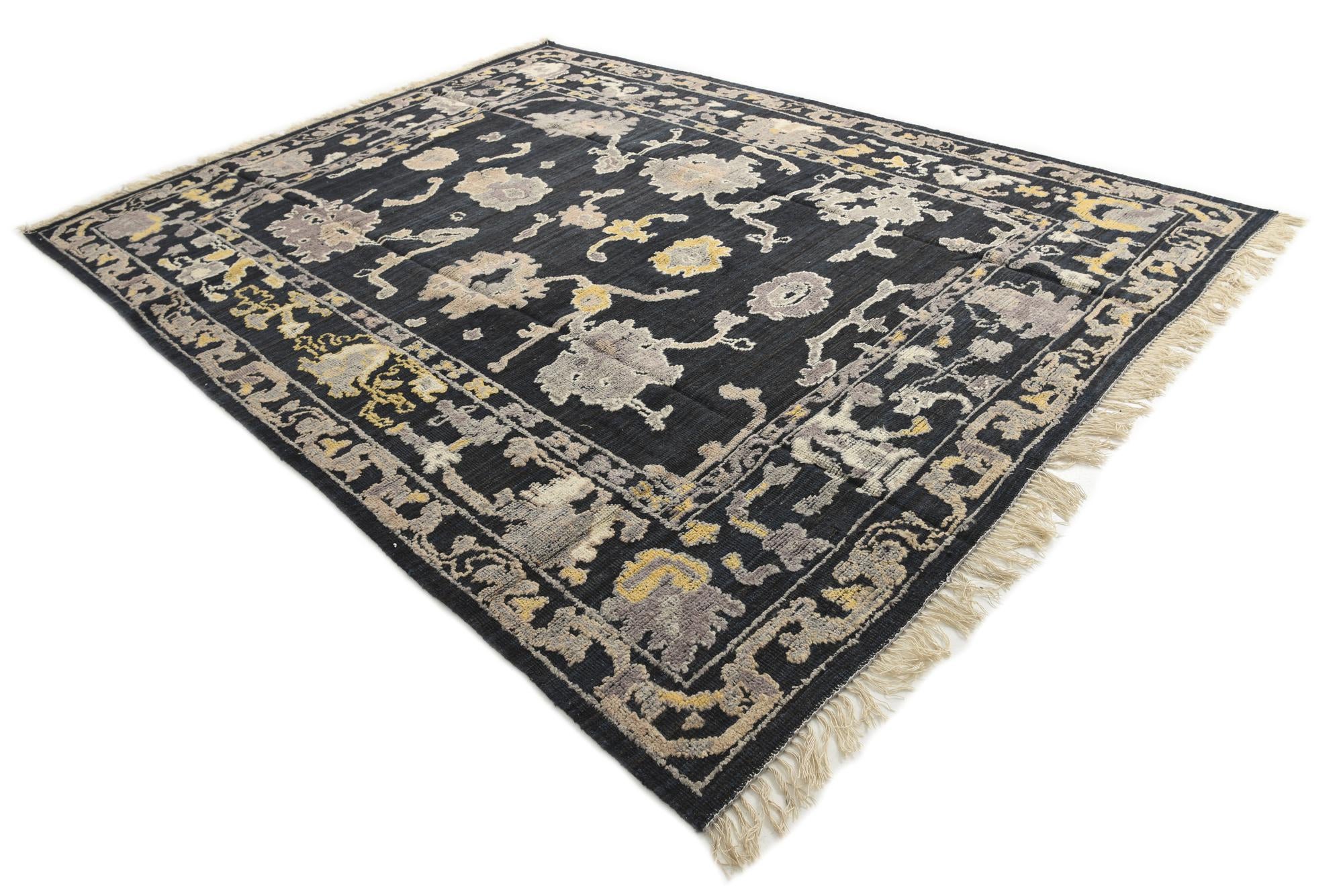 9' 6 x 12' 6 Hand Knotted Darya Wool Rug