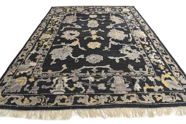 9' 6 x 12' 6 Hand Knotted Darya Wool Rug