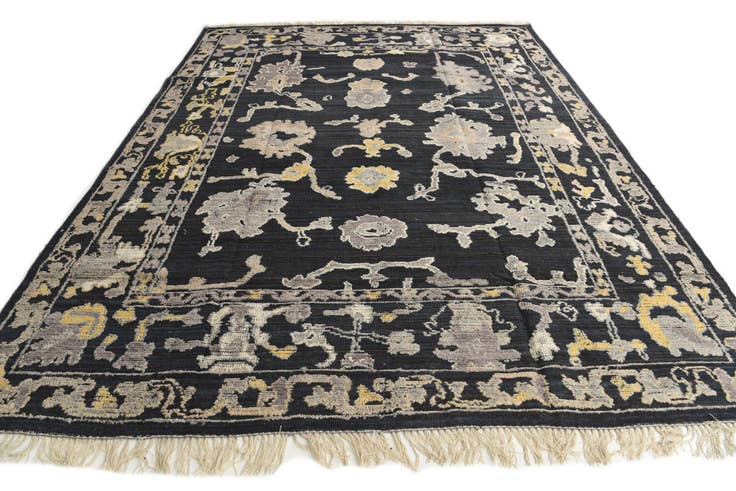Detail image of 9' 6 x 12' 6 Hand Knotted Darya Wool Rug