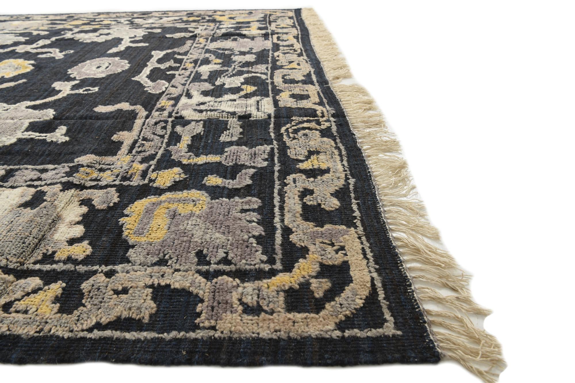 9' 6 x 12' 6 Hand Knotted Darya Wool Rug