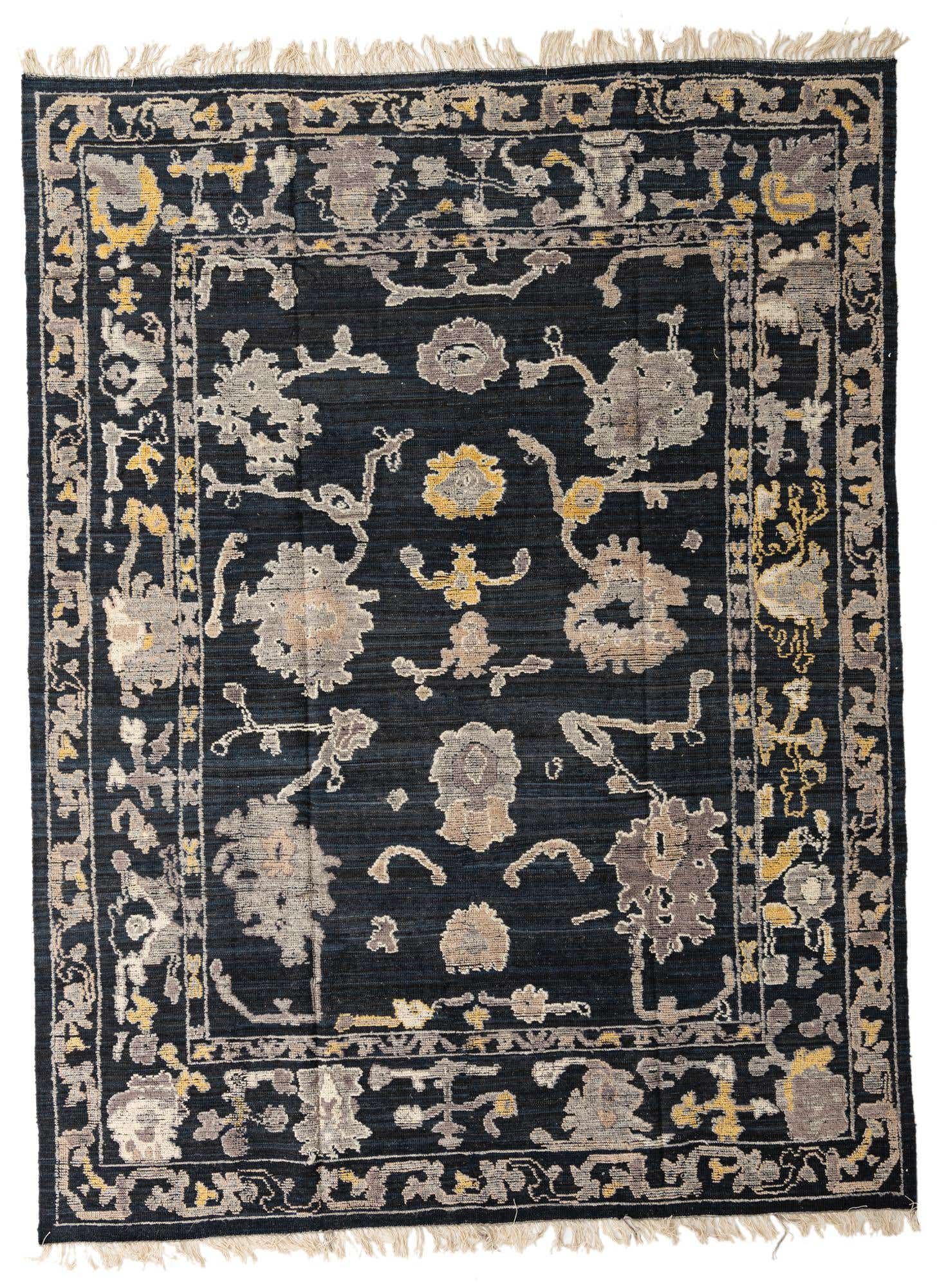 9' 6 x 12' 6 Hand Knotted Darya Wool Rug