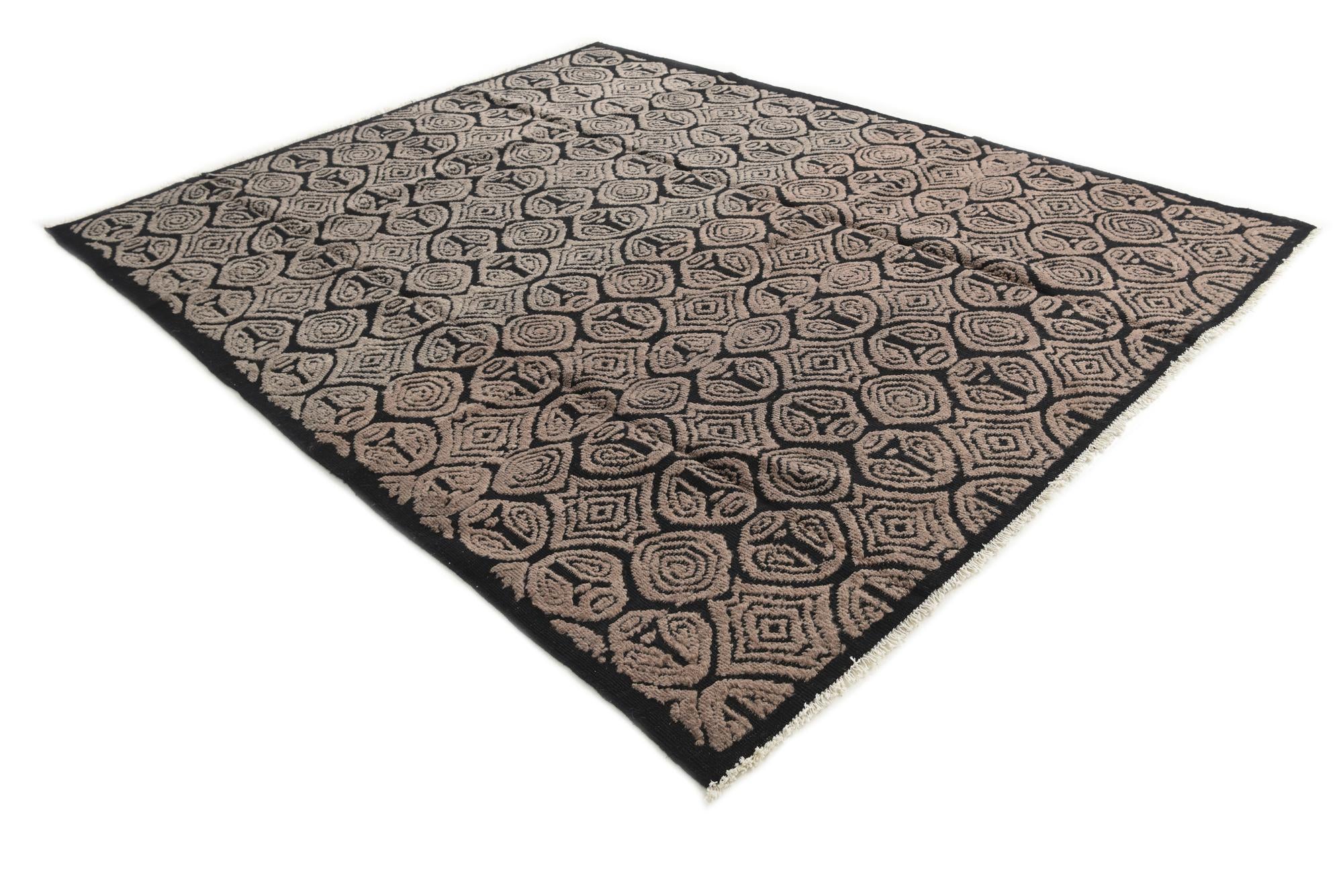 8' 4 x 10' 4 Hand Knotted Darya Wool Rug