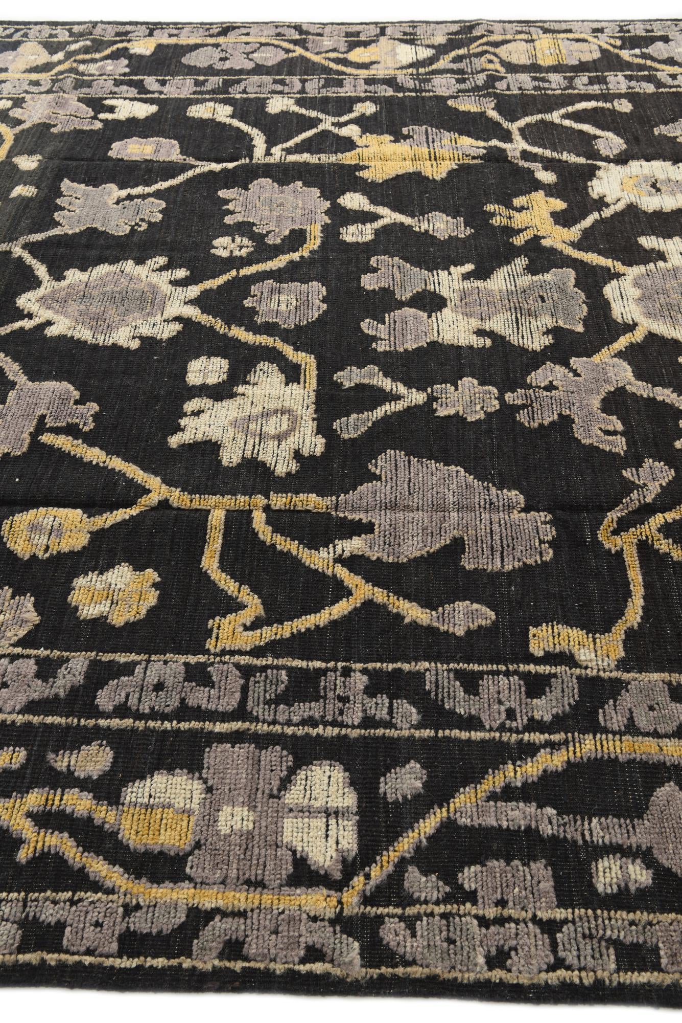 9' x 12' 2 Hand Knotted Darya Wool Rug