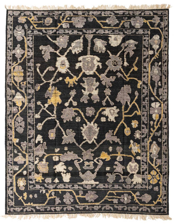 Detail image of 9' x 12' 2 Hand Knotted Darya Wool Rug