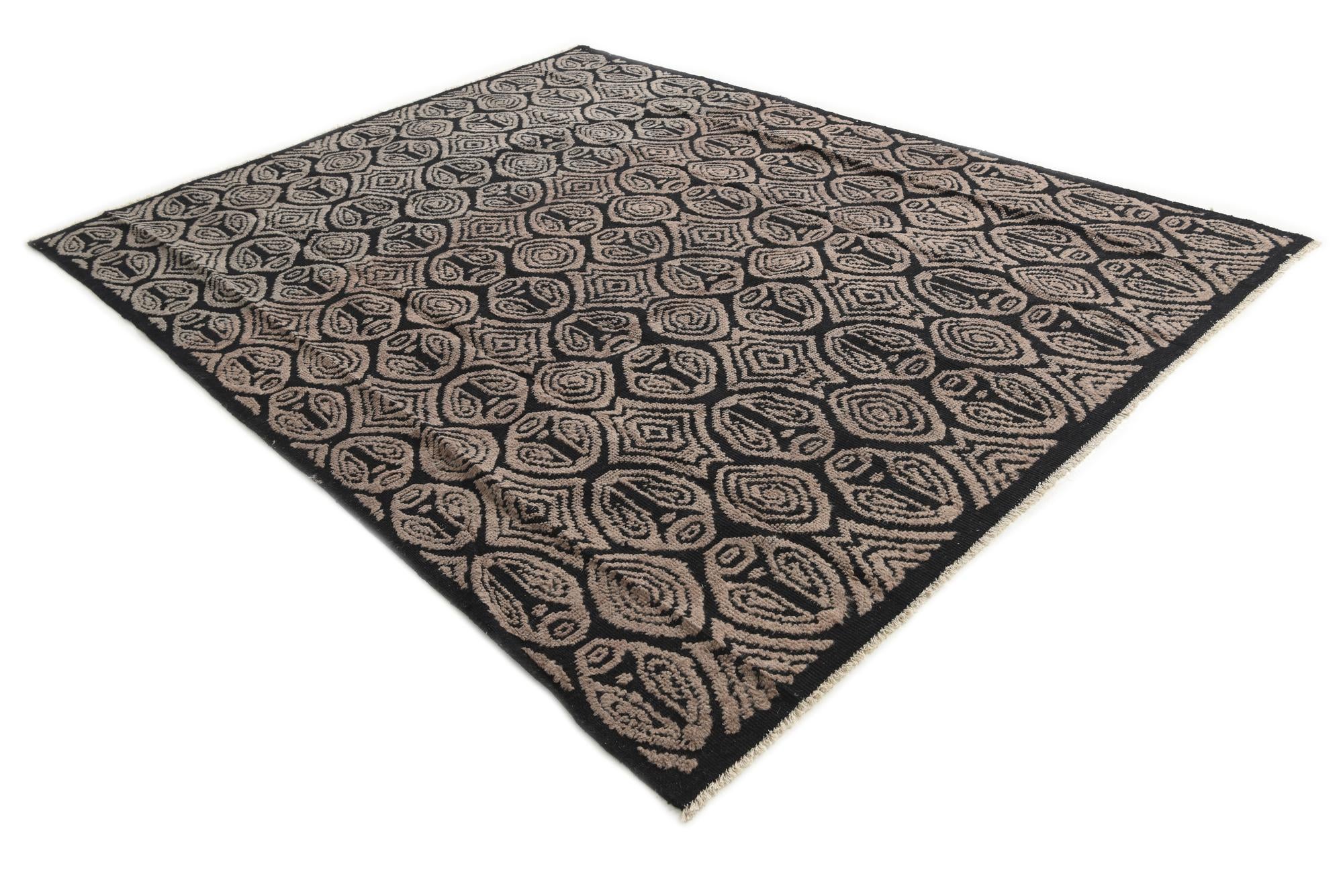 8' x 10' 7 Hand Knotted Darya Wool Rug