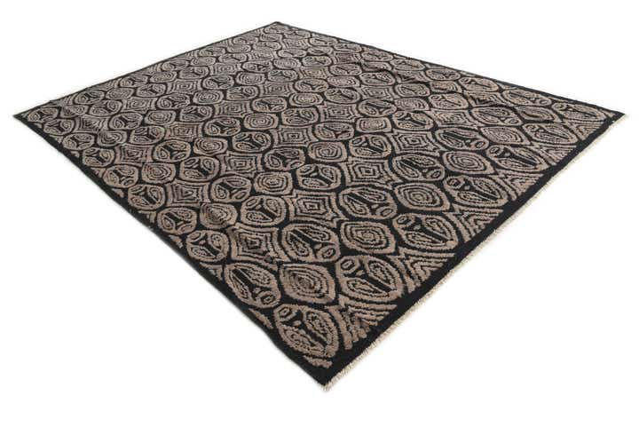 8' x 10' 7 Hand Knotted Darya Wool Rug