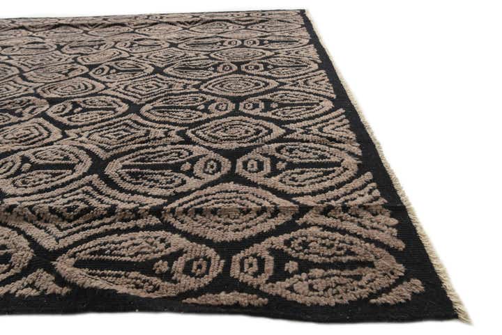 8' x 10' 7 Hand Knotted Darya Wool Rug