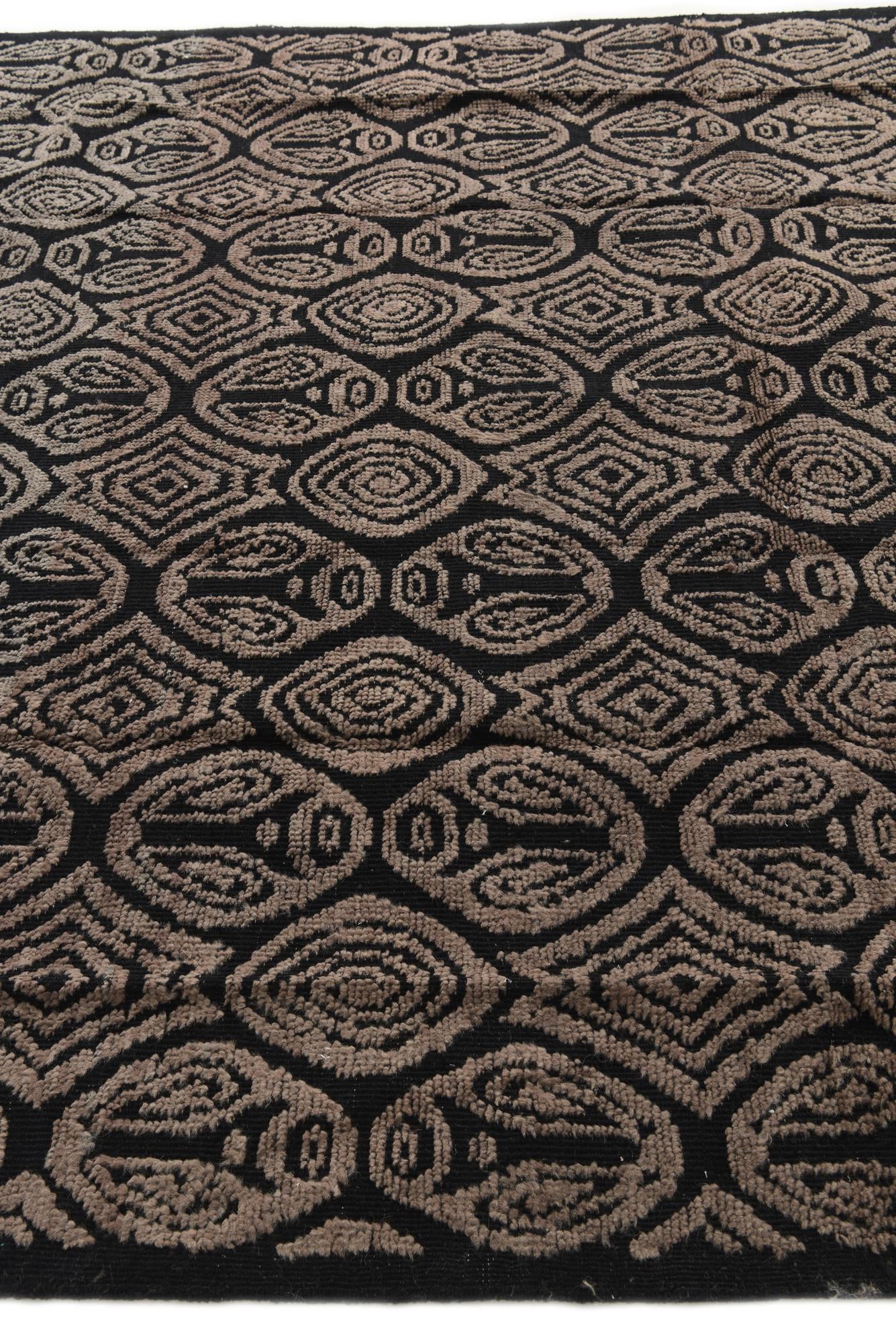 8' x 10' 7 Hand Knotted Darya Wool Rug