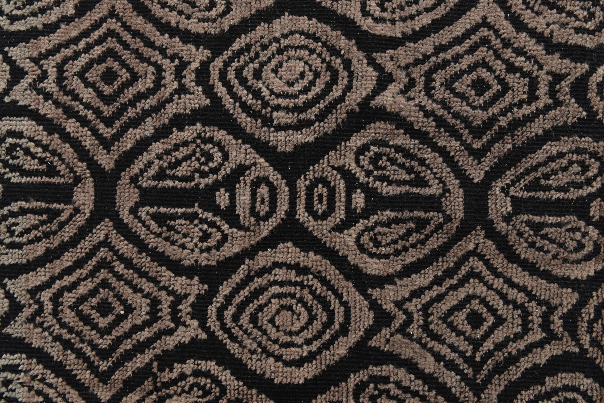 8' x 10' 7 Hand Knotted Darya Wool Rug