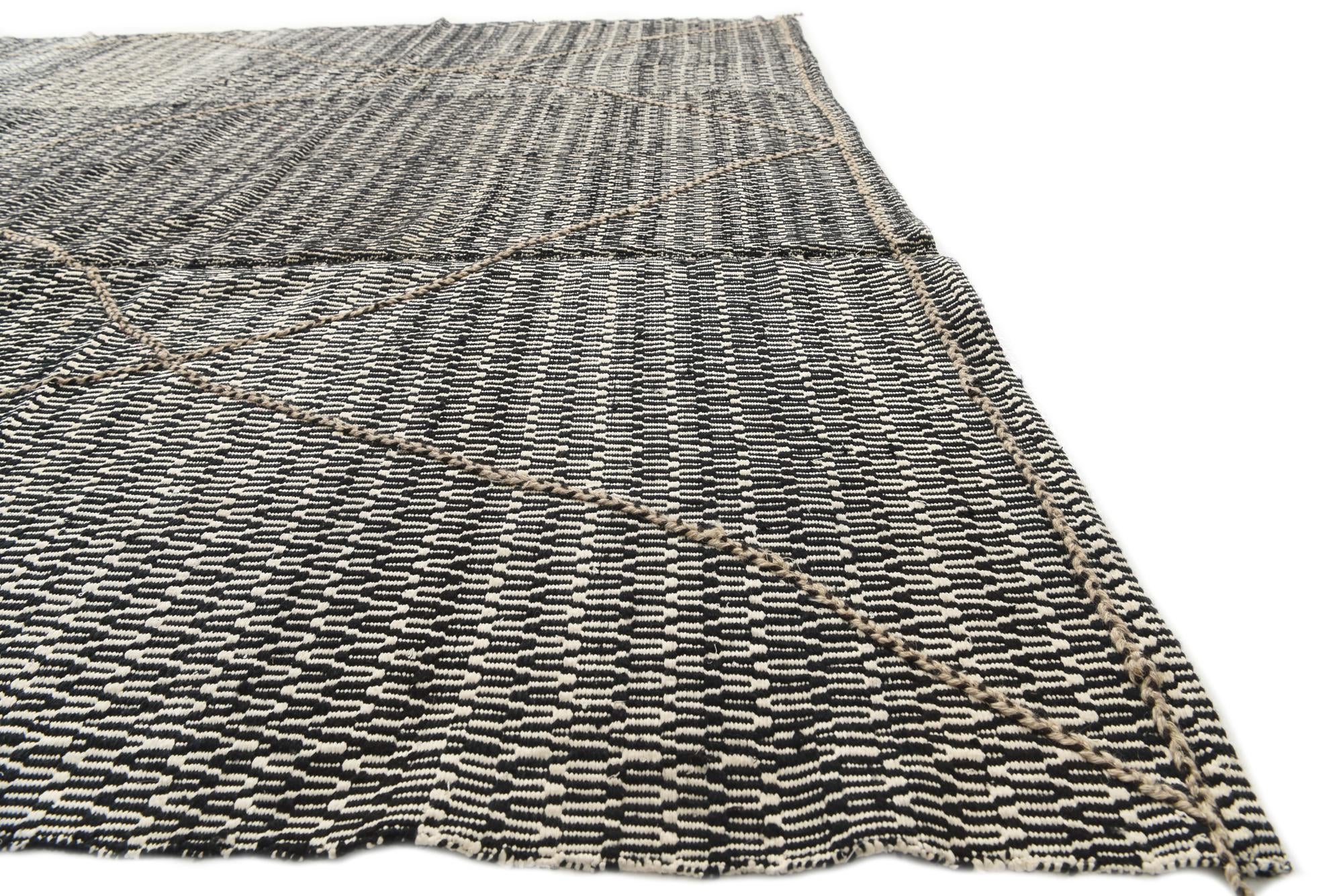 8' 7 x 11' 5 Hand Knotted Darya Wool Rug