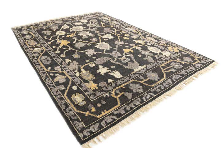 9' 1 x 12' 9 Hand Knotted Darya Wool Rug