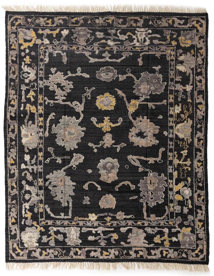 Detail image of 9' 2 x 12' 2 Hand Knotted Darya Wool Rug