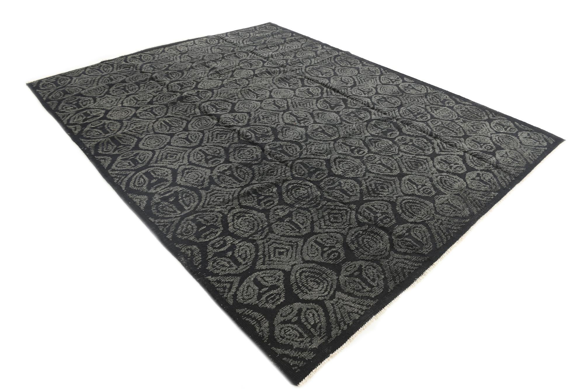 9' 9 x 12' 2 Hand Knotted Darya Wool Rug