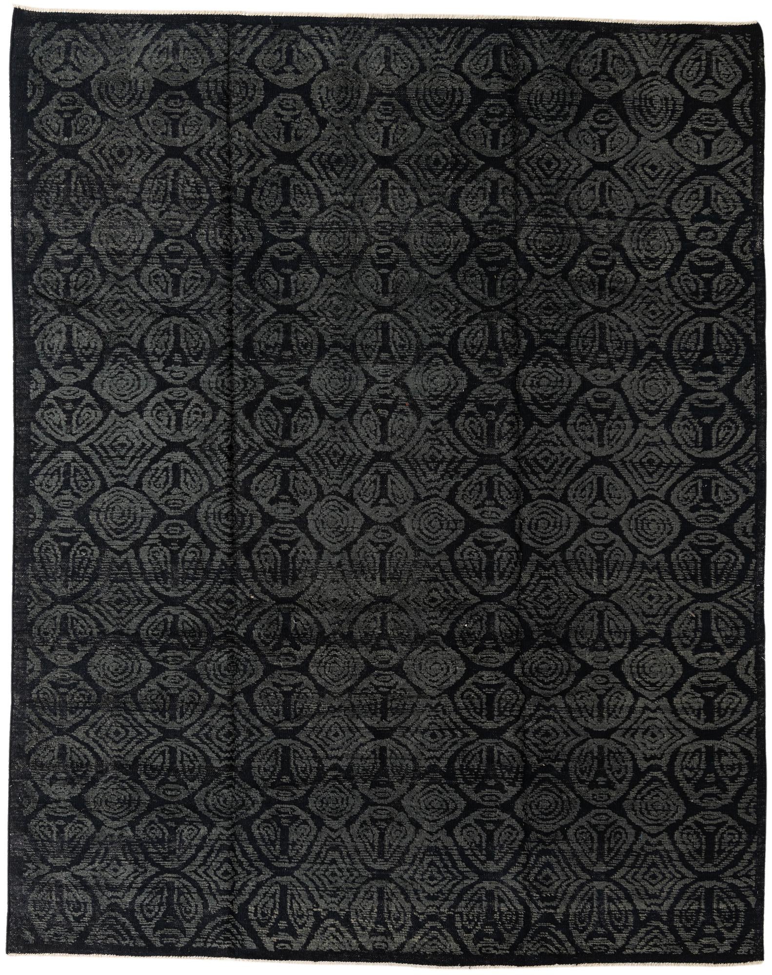9' 9 x 12' 2 Hand Knotted Darya Wool Rug
