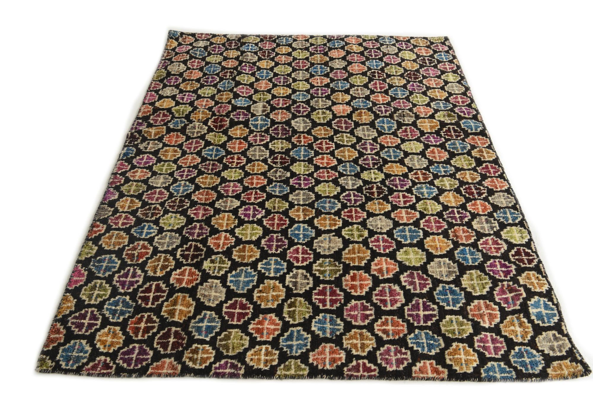 4' 10 x 6' 7 Hand Knotted Darya Wool Rug