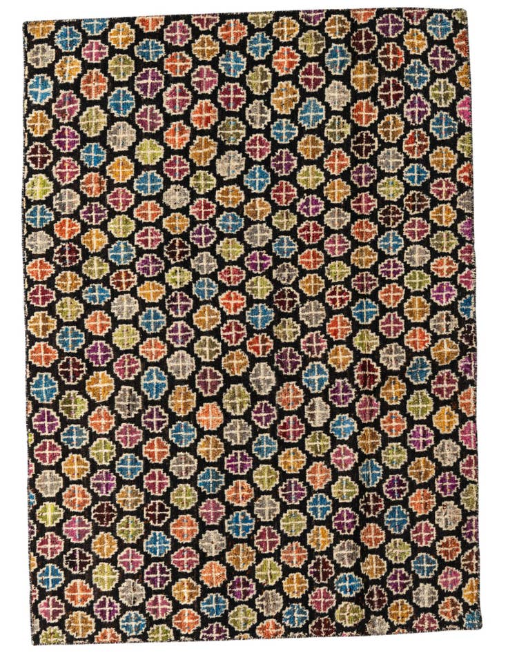Detail image of 4' 10 x 6' 7 Hand Knotted Darya Wool Rug