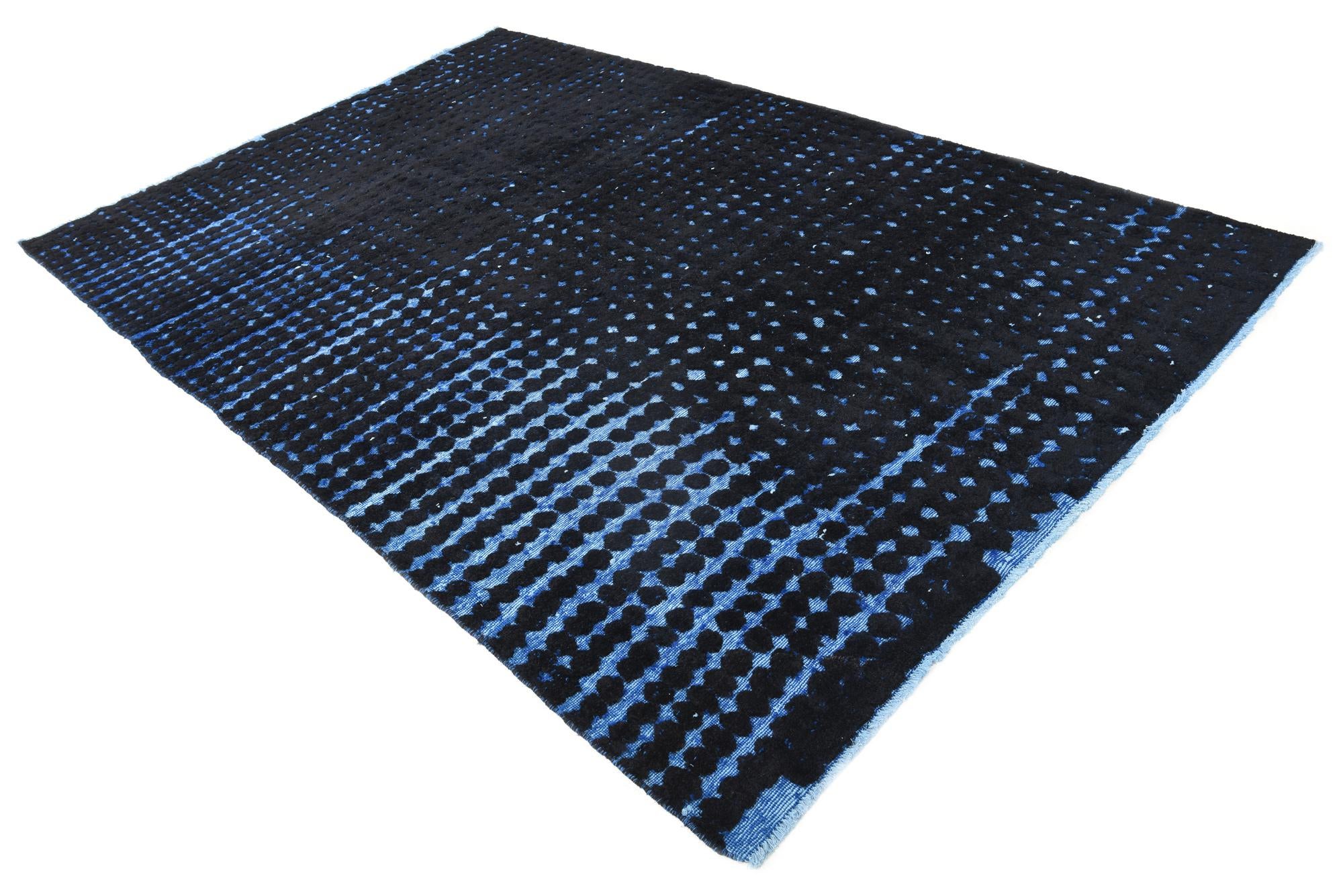 6' 6 x 10' Hand Knotted Darya Wool Rug