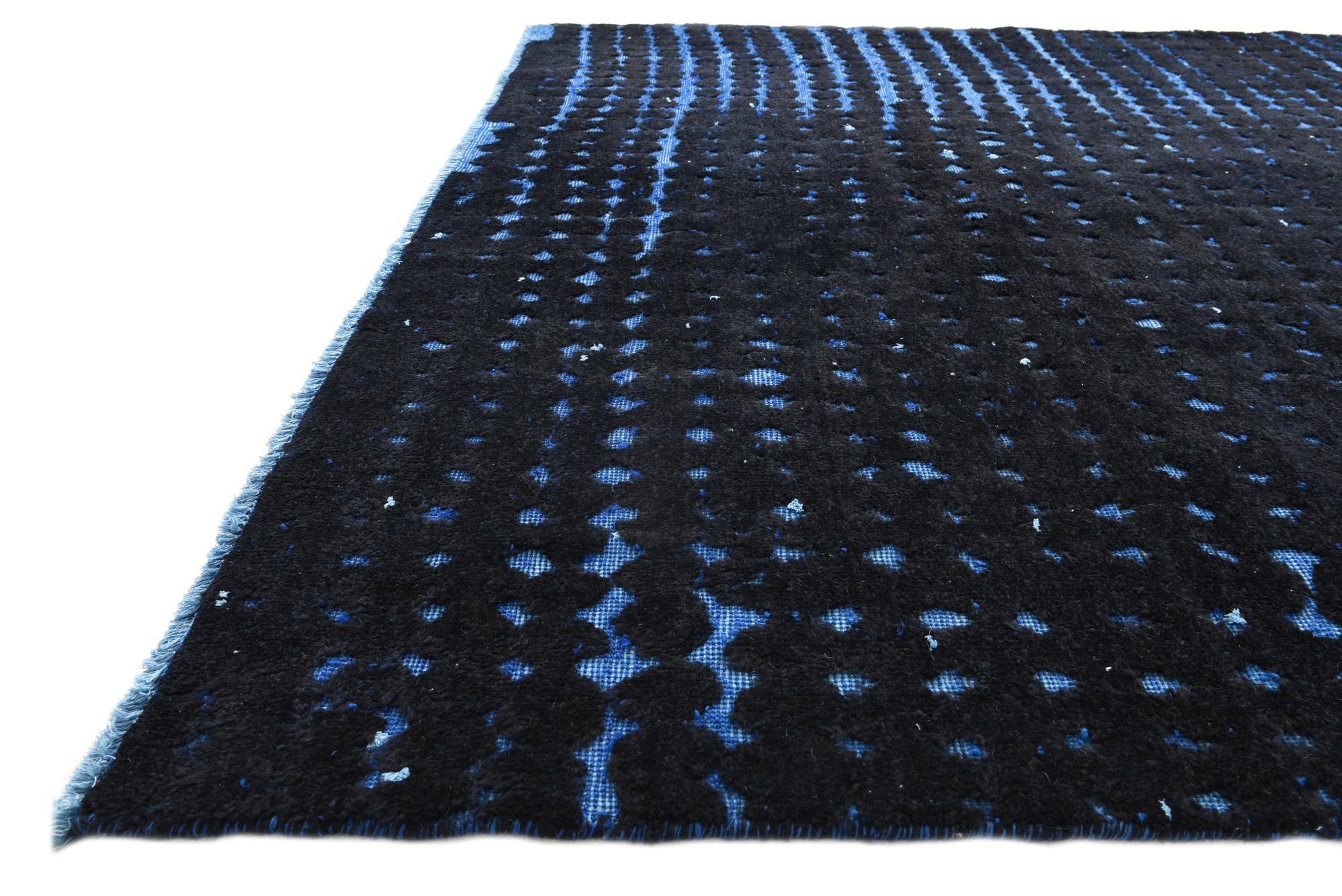 6' 6 x 10' Hand Knotted Darya Wool Rug