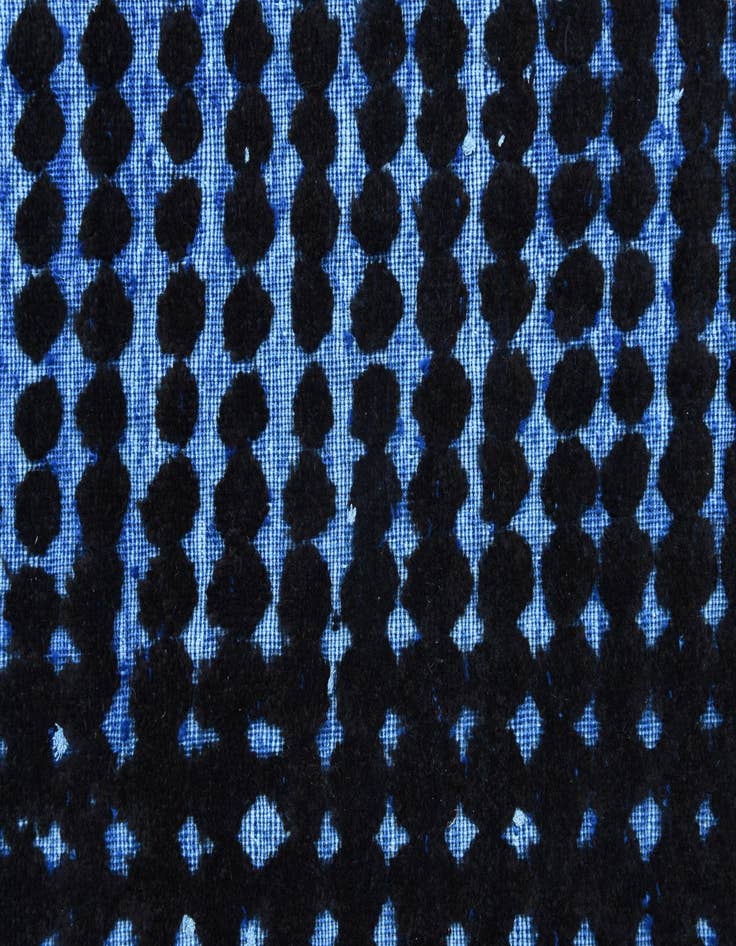 Detail image of 6' 6 x 10'  Hand Knotted Darya Wool Rug