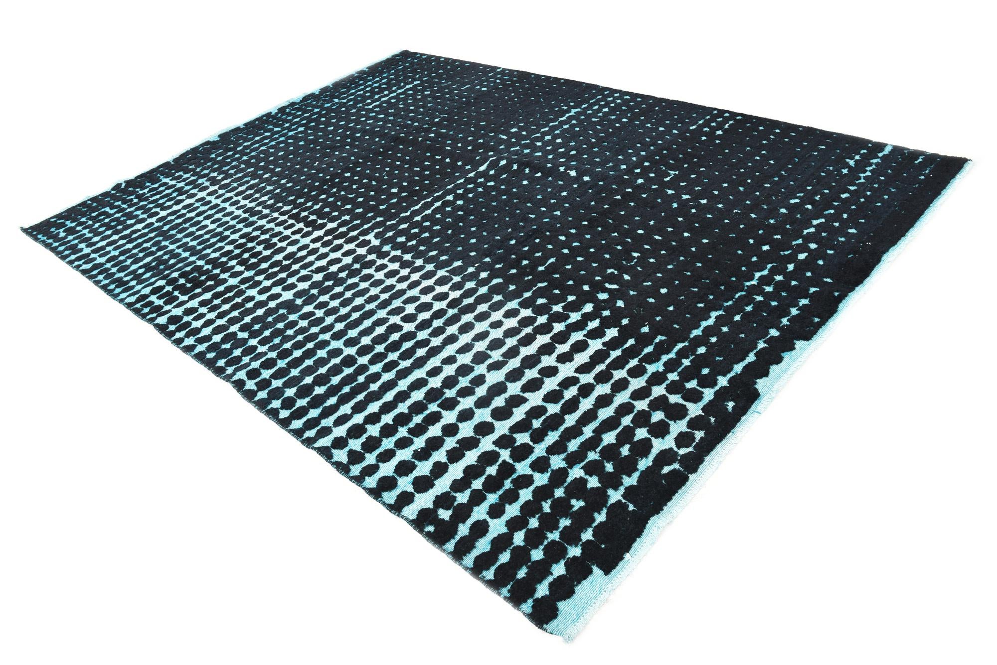 8' x 10' 5 Hand Knotted Darya Wool Rug