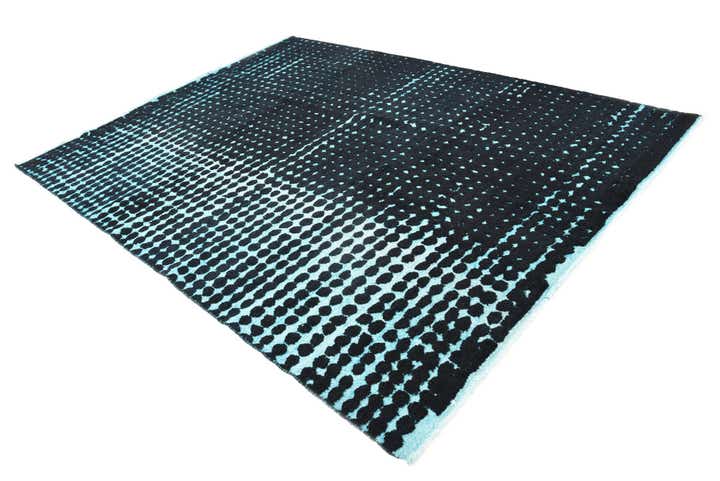 8' x 10' 5 Hand Knotted Darya Wool Rug