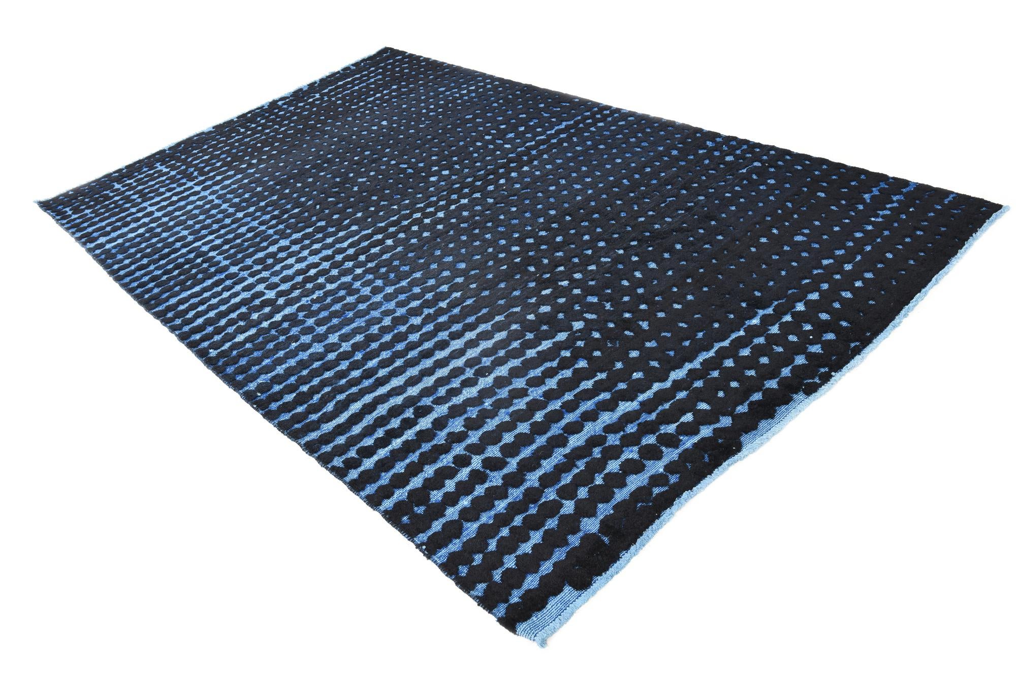 6' 4 x 10' 3 Hand Knotted Darya Wool Rug