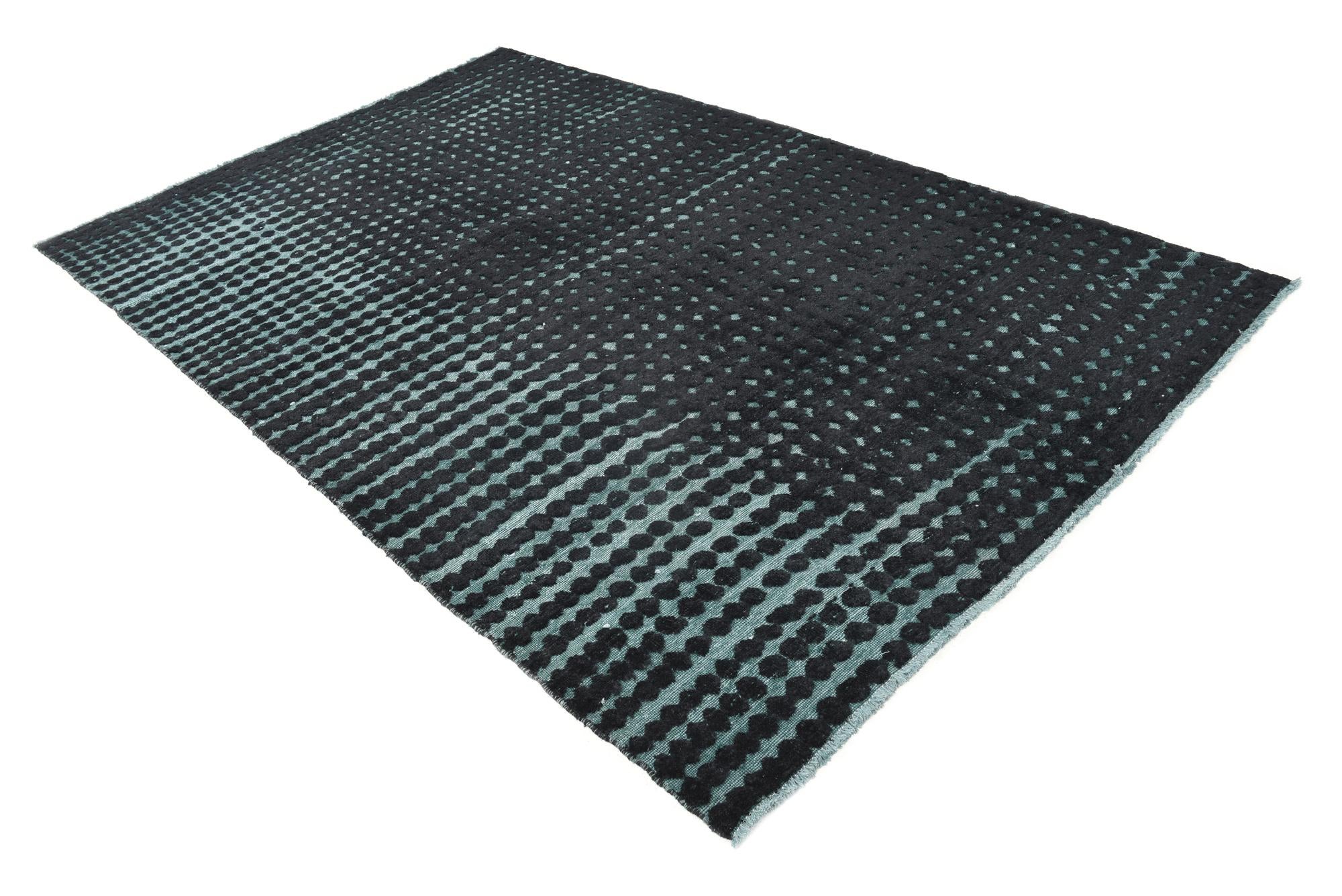 6' 4 x 10' Hand Knotted Darya Wool Rug
