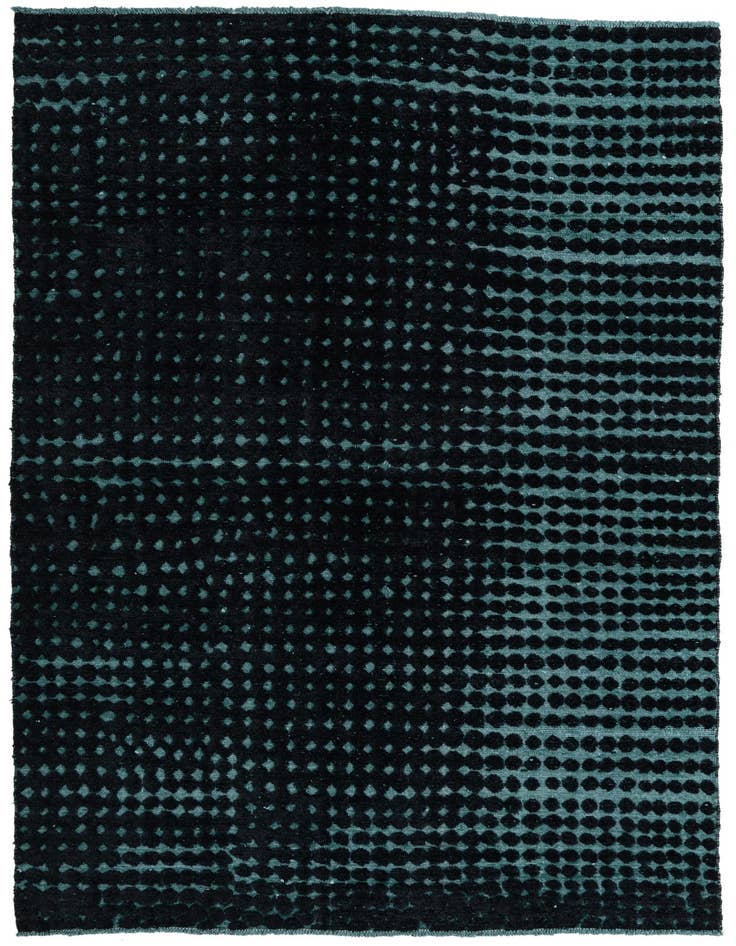 Detail image of 6' 4 x 10' Hand Knotted Darya Wool Rug