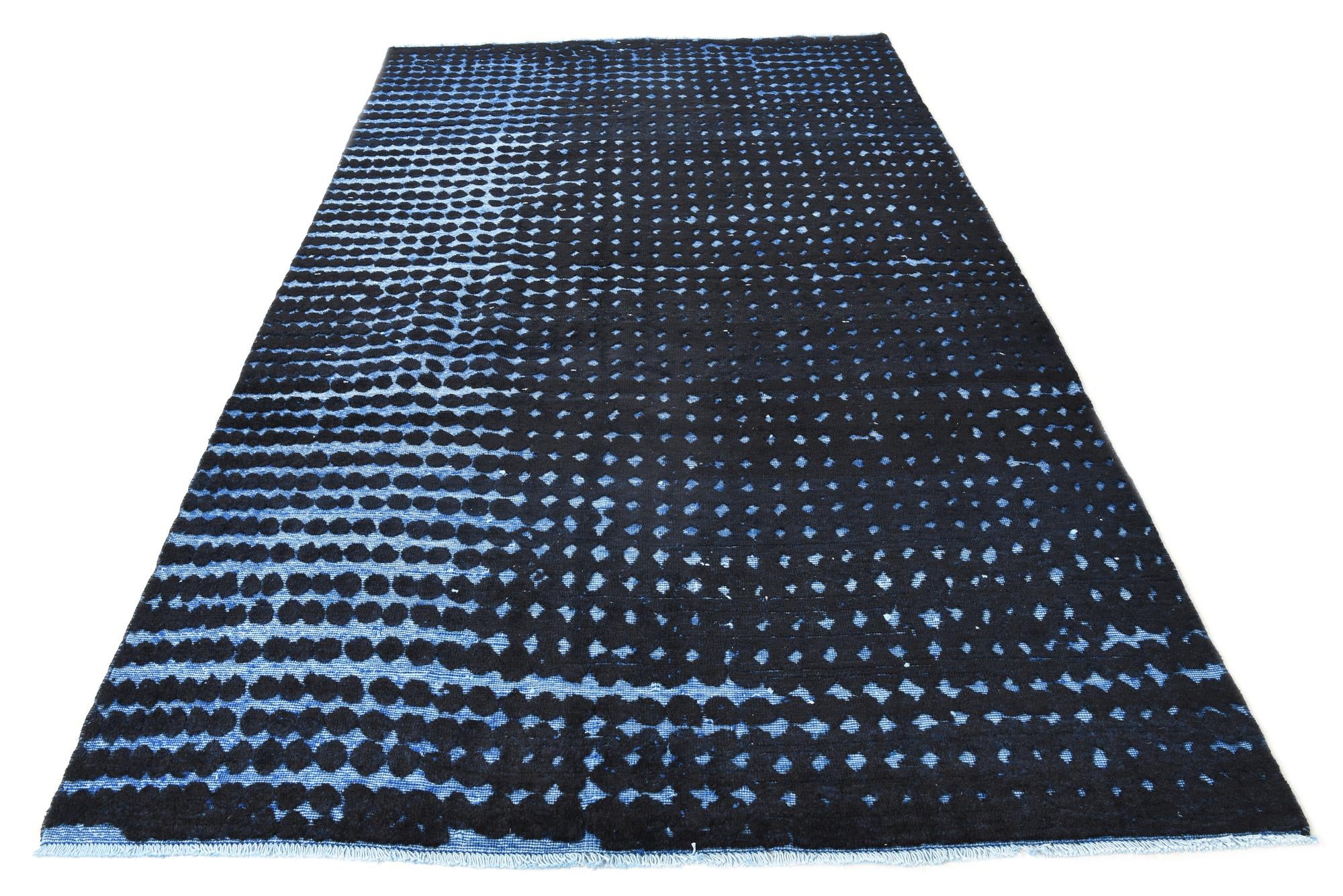 6' 4 x 10' 4 Hand Knotted Darya Wool Rug