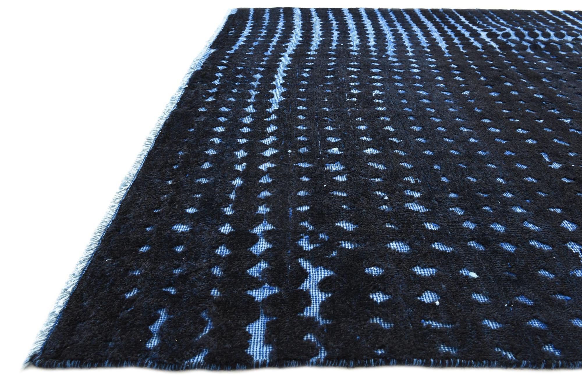 6' 4 x 10' 4 Hand Knotted Darya Wool Rug