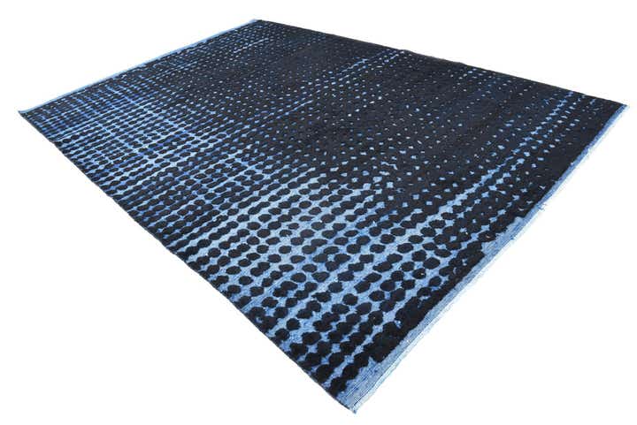 9' x 13' Hand Knotted Darya Wool Rug