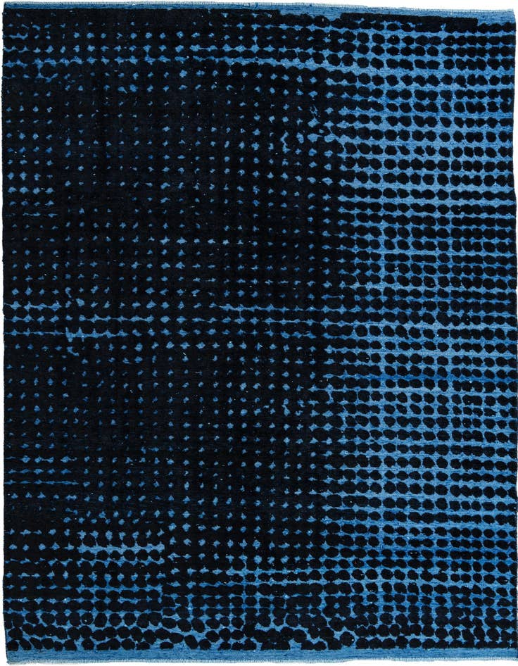 Detail image of 9' x 13' Hand Knotted Darya Wool Rug