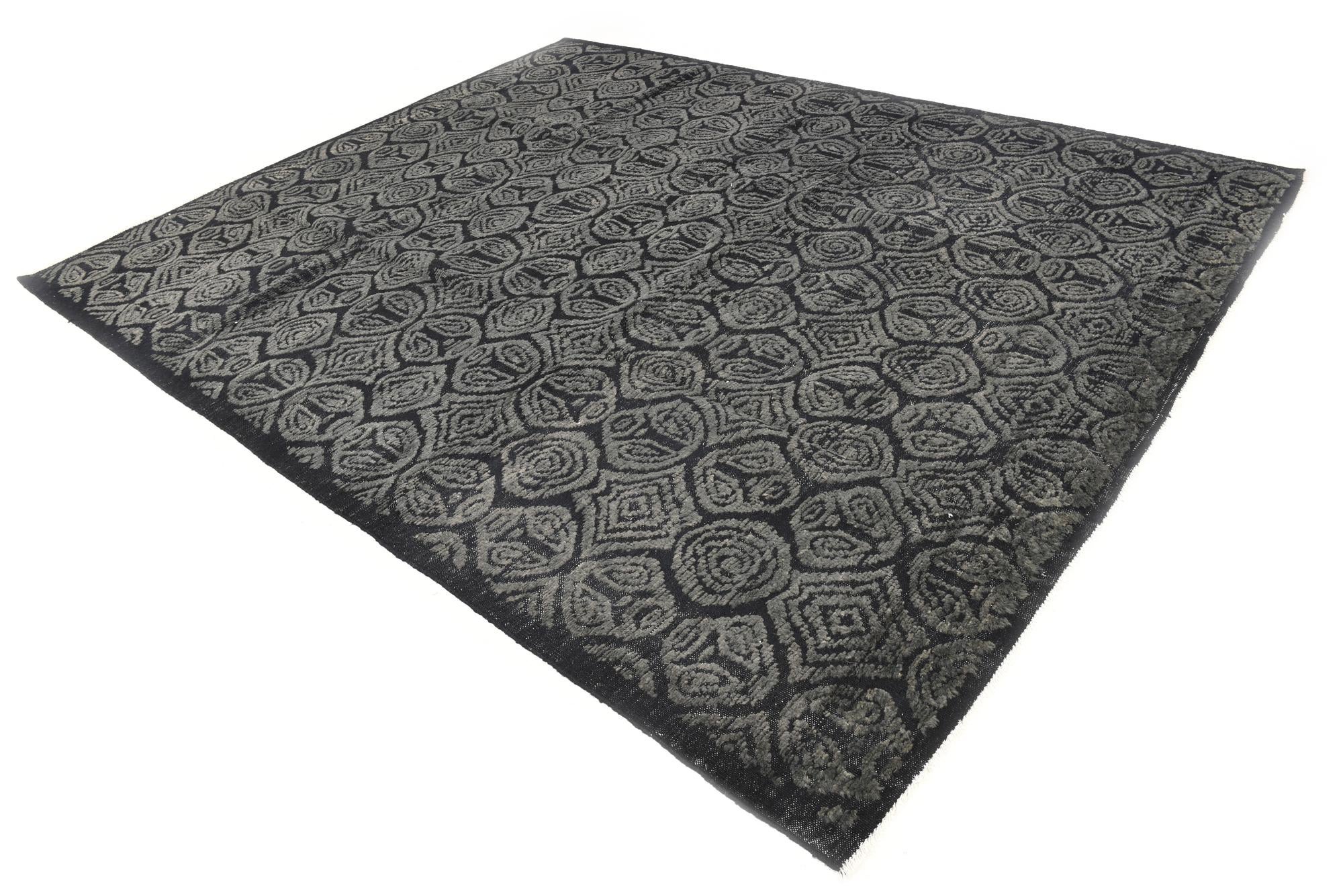 9' 8 x 12' 1 Hand Knotted Darya Wool Rug