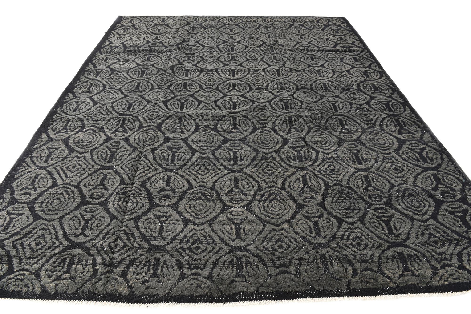 9' 8 x 12' 1 Hand Knotted Darya Wool Rug
