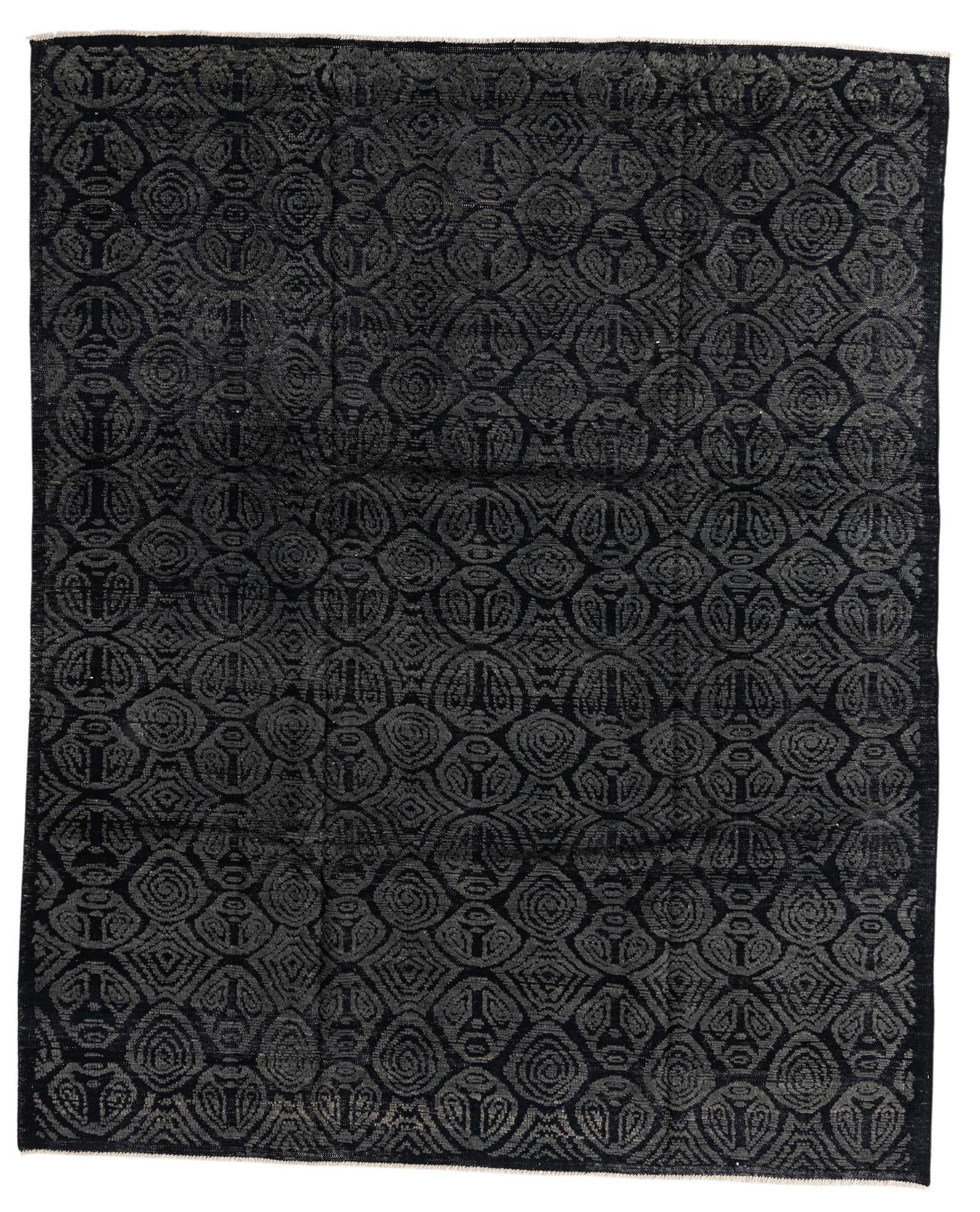 9' 8 x 12' 1 Hand Knotted Darya Wool Rug
