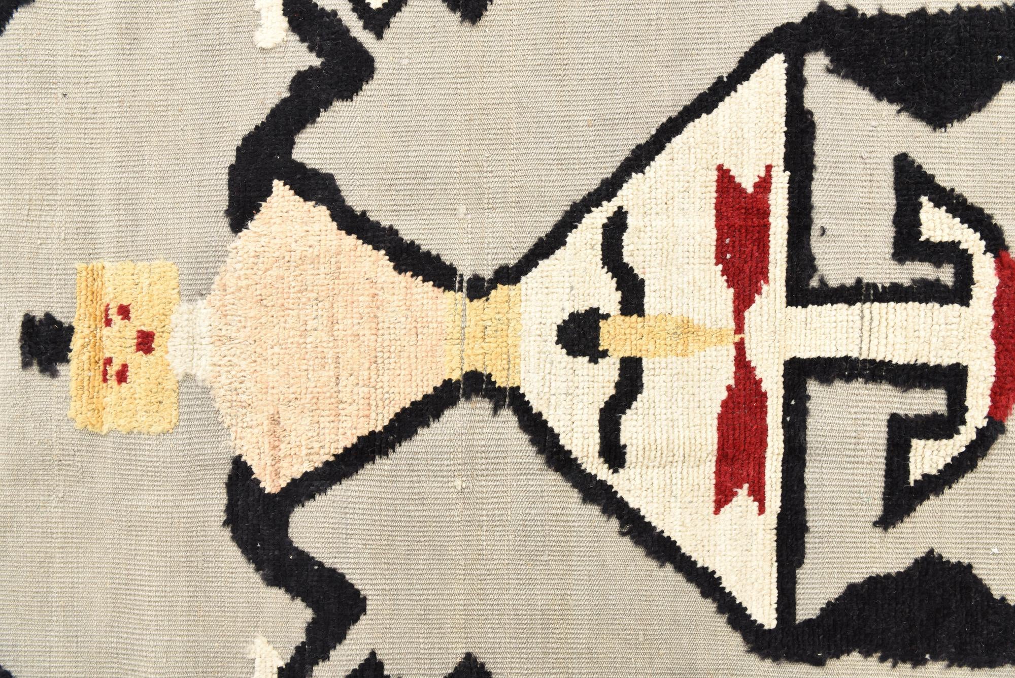 9' x 12' 5 Hand Knotted Darya Wool Rug