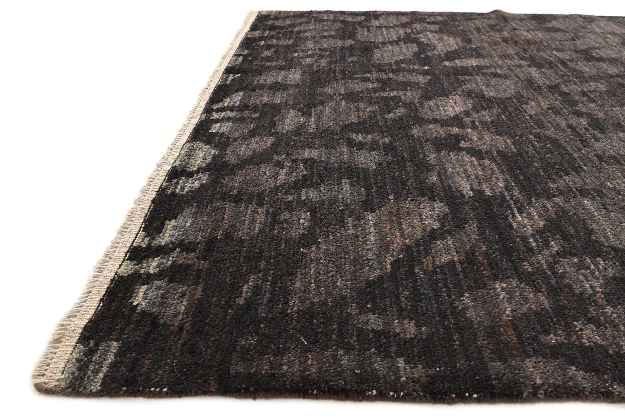 6' 6 x 9' 9 Hand Knotted Darya Wool Rug