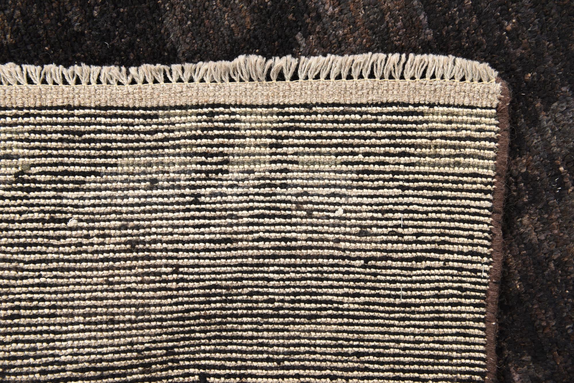 6' 6 x 9' 9 Hand Knotted Darya Wool Rug
