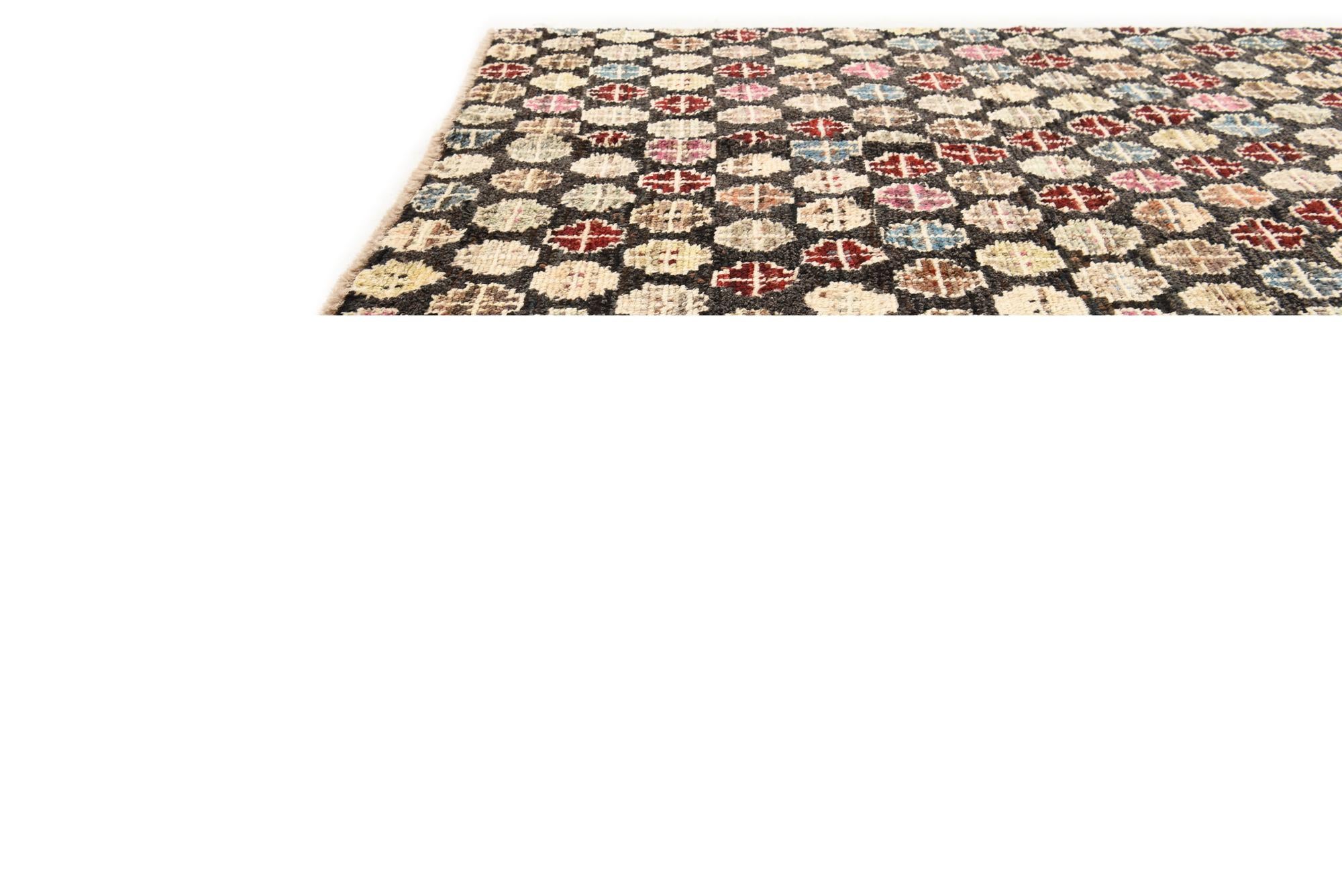 5' 2 x 7' 10 Hand Knotted Darya Wool Rug