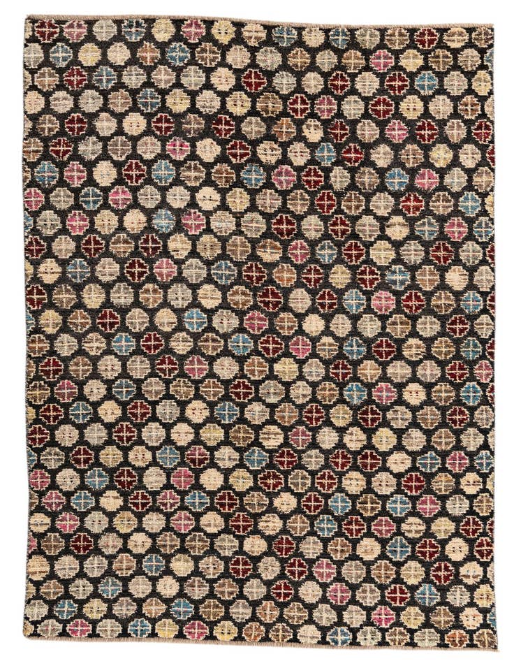 Detail image of 5' 2 x 7' 10 Hand Knotted Darya Wool Rug