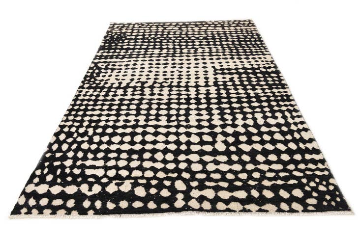 Vue détaillée : 195cm x 320cm Noué main Darya Tapis Laine