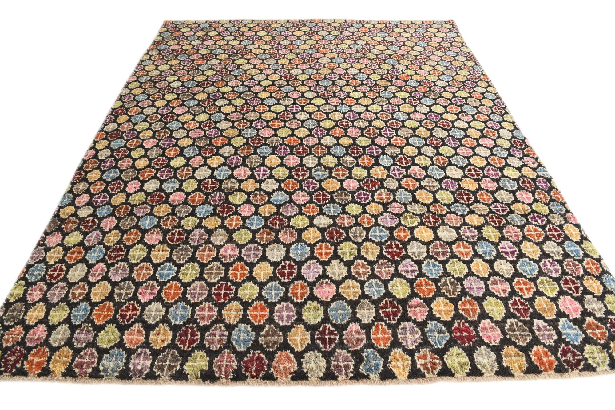 8' x 9' 10 Hand Knotted Darya Wool Rug
