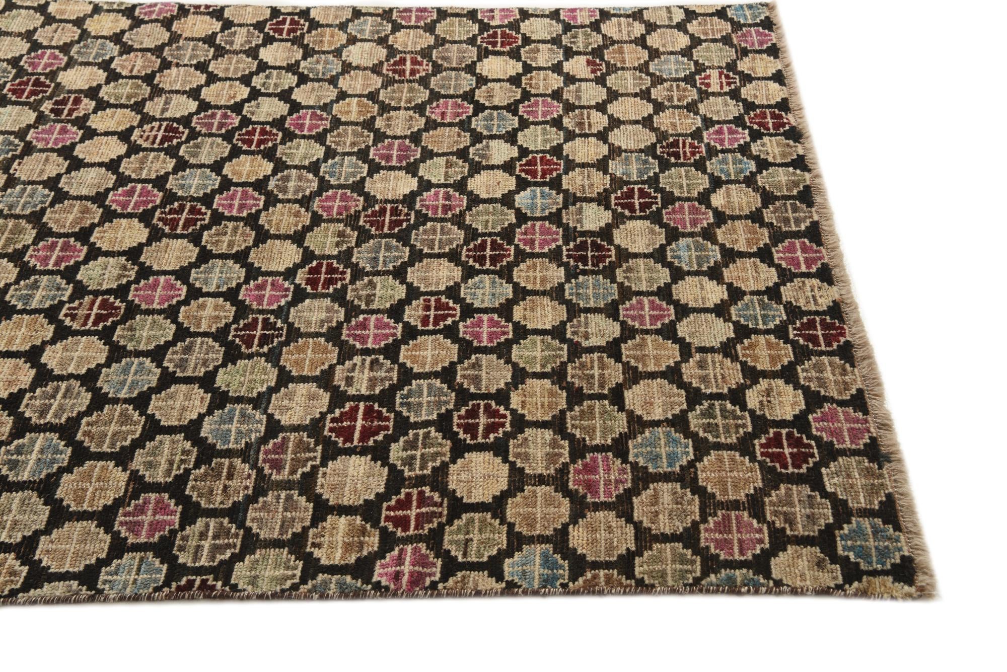 5' x 8' Hand Knotted Darya Wool Rug
