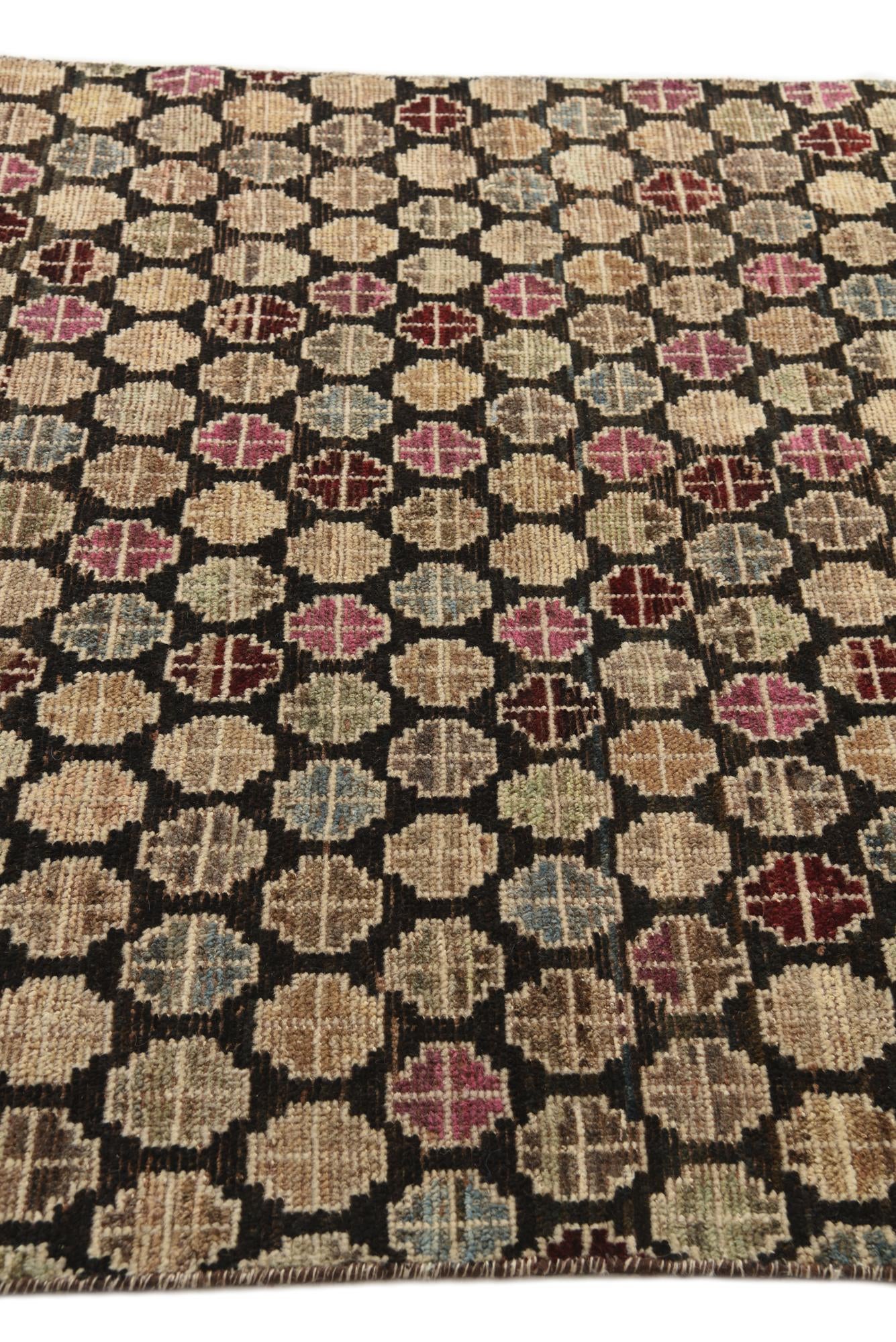 5' x 8' Hand Knotted Darya Wool Rug